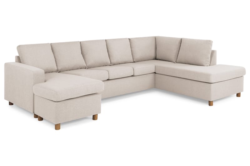 Crazy U-sofa XL Divan Venstre - Beige - Møbler - Sofaer - U-sofa