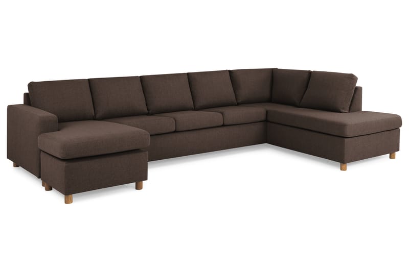 Crazy U-sofa XL Divan Venstre - Brun - Møbler - Sofaer - U-sofa