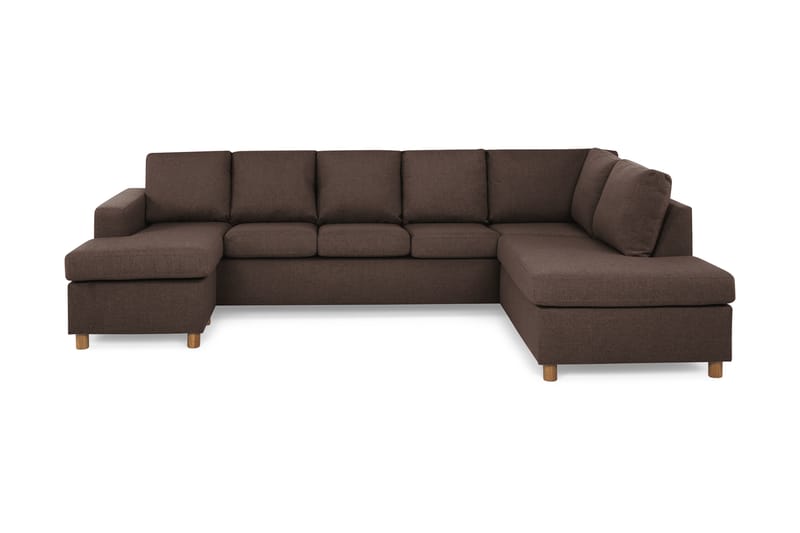 Crazy U-sofa XL Divan Venstre - Brun - Møbler - Sofaer - U-sofa