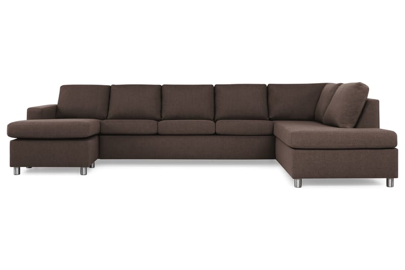 Crazy U-sofa XL Divan Venstre - Brun - Møbler - Sofaer - U-sofa