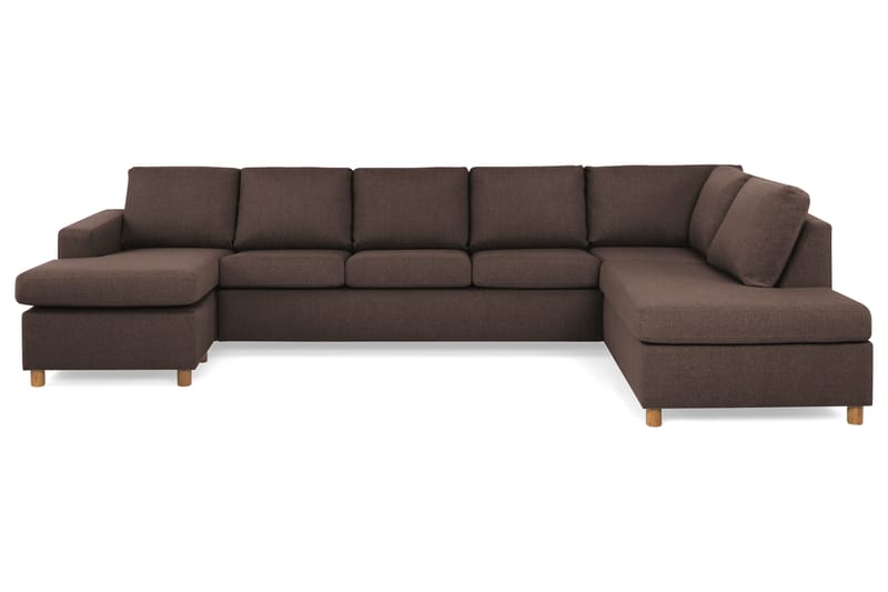 Crazy U-sofa XL Divan Venstre - Brun - Møbler - Sofaer - U-sofa