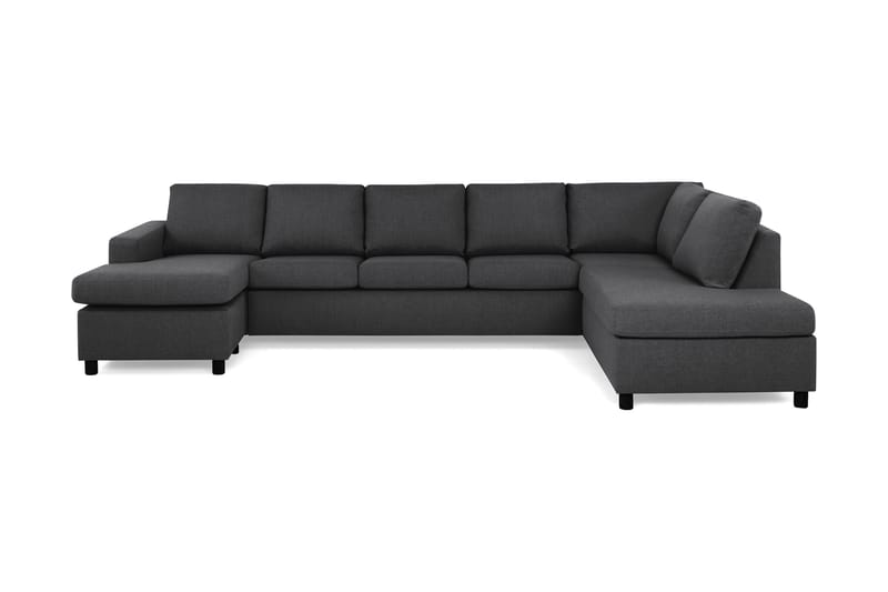 Crazy U-sofa XL Divan Venstre - Mørkegrå - Møbler - Sofaer - U-sofa