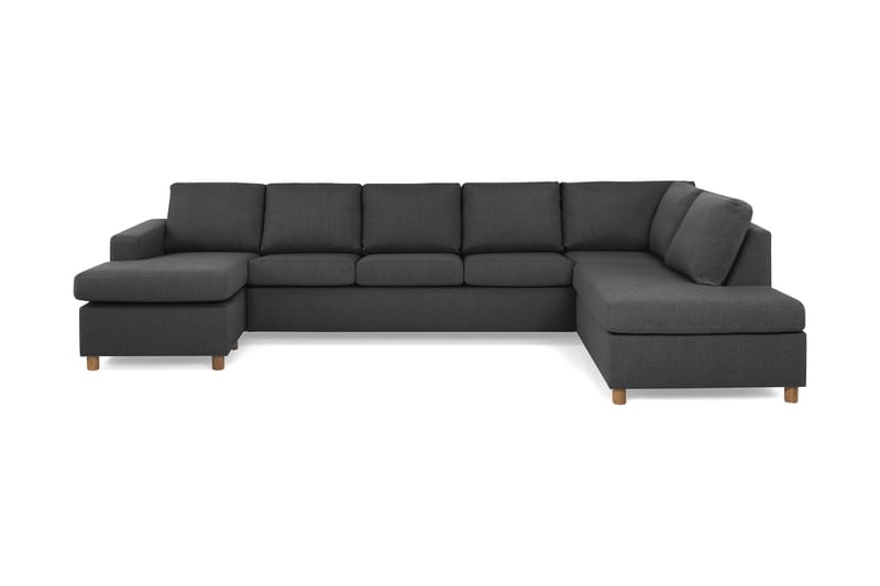 Crazy U-sofa XL Divan Venstre - Mørkegrå - Møbler - Sofaer - U-sofa