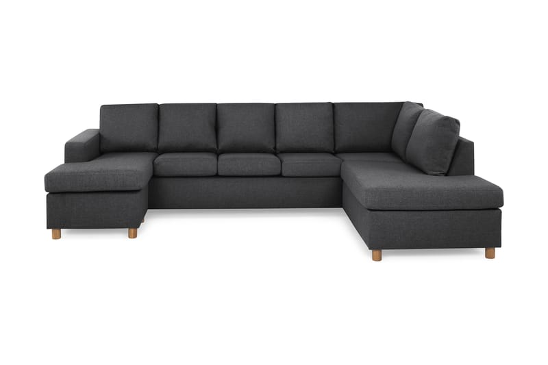 Crazy U-sofa XL Divan Venstre - Mørkegrå - Møbler - Sofaer - U-sofa