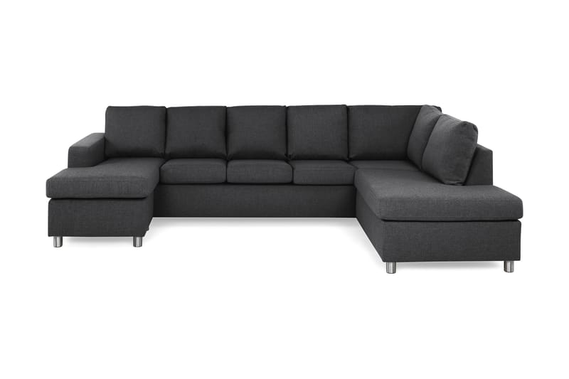 Crazy U-sofa XL Divan Venstre - Mørkegrå - Møbler - Sofaer - U-sofa