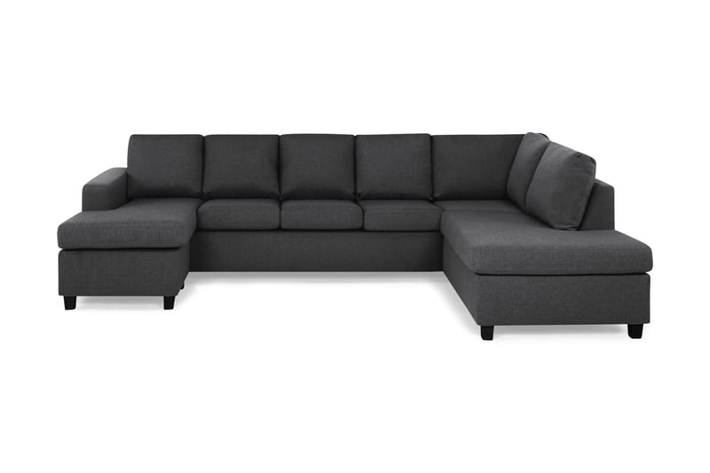 Crazy U-sofa XL Divan Venstre - Mørkegrå - Møbler - Sofaer - U-sofa