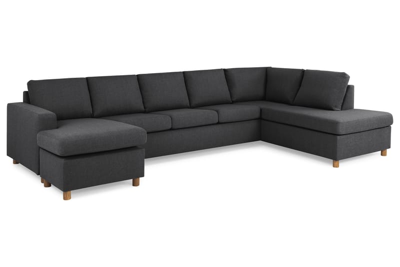 Crazy U-sofa XL Divan Venstre - Mørkegrå - Møbler - Sofaer - U-sofa