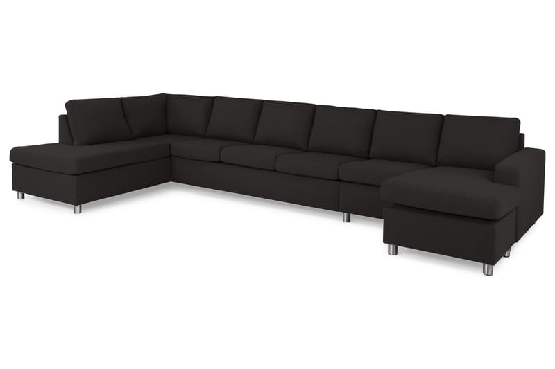 Crazy U-sofa XXL Divan Høyre - Antrasitt - Møbler - Sofaer - U-sofa