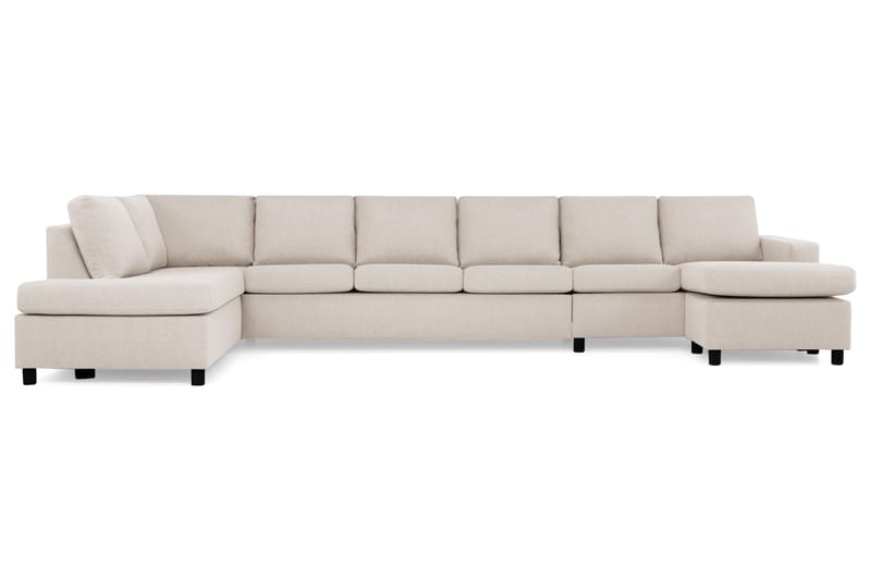 Crazy U-sofa XXL Divan Høyre - Beige - Møbler - Sofaer - U-sofa