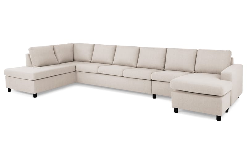 Crazy U-sofa XXL Divan Høyre - Beige - Møbler - Sofaer - U-sofa