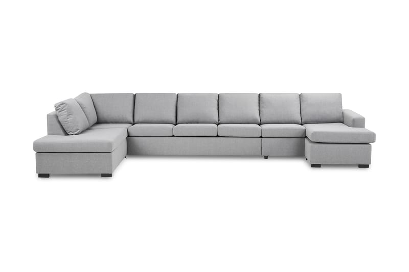 Crazy U-sofa XXL Divan Høyre - Lysegrå - Møbler - Sofaer - U-sofa