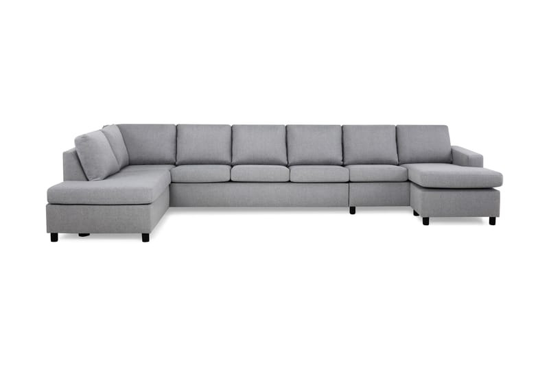 Crazy U-sofa XXL Divan Høyre - Lysegrå - Møbler - Sofaer - U-sofa