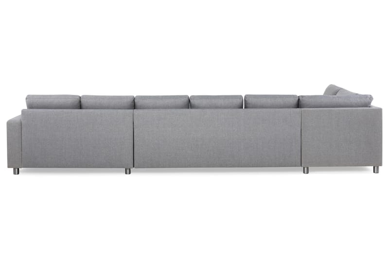 Crazy U-sofa XXL Divan Høyre - Lysegrå - Møbler - Sofaer - U-sofa