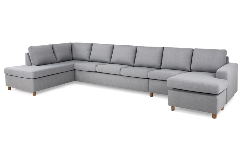 Crazy U-sofa XXL Divan Høyre - Lysegrå - Møbler - Sofaer - U-sofa