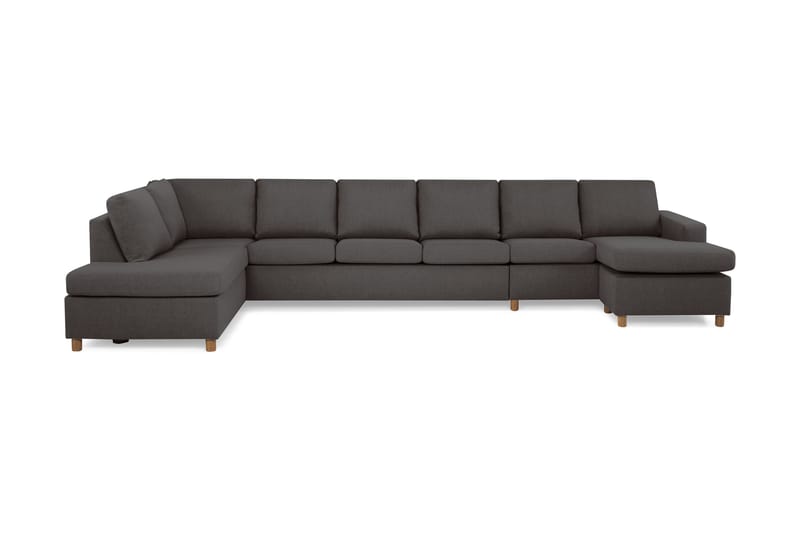 Crazy U-sofa XXL Divan Høyre - Mørkegrå - Møbler - Sofaer - U-sofa