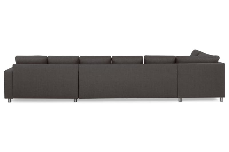 Crazy U-sofa XXL Divan Høyre - Mørkegrå - Møbler - Sofaer - U-sofa