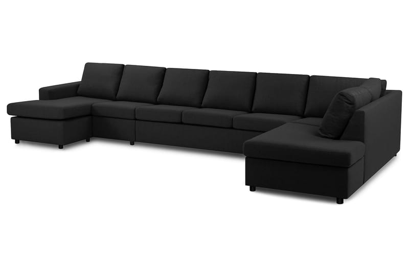 Crazy U-sofa XXL Divan Venstre - Antrasitt - Møbler - Sofaer - U-sofa