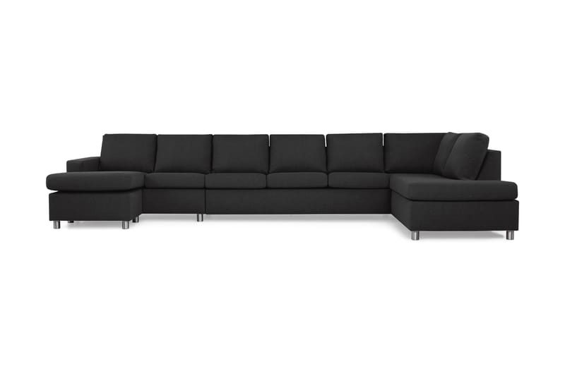 Crazy U-sofa XXL Divan Venstre - Antrasitt - Møbler - Sofaer - U-sofa