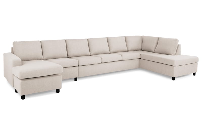 Crazy U-sofa XXL Divan Venstre - Beige - Møbler - Sofaer - U-sofa