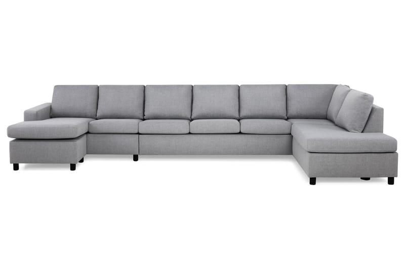 Crazy U-sofa XXL Divan Venstre - Lysegrå - Møbler - Sofaer - U-sofa