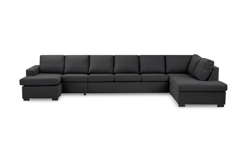 Crazy U-sofa XXL Divan Venstre - Mørkegrå - Møbler - Sofaer - U-sofa