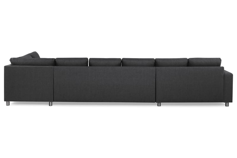 Crazy U-sofa XXL Divan Venstre - Mørkegrå - Møbler - Sofaer - U-sofa