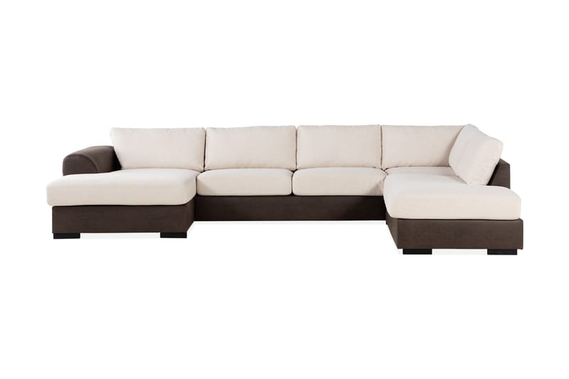 Cuba U-Sofa Divan Venstre - Beige/Brun - Møbler - Sofaer - U-sofa