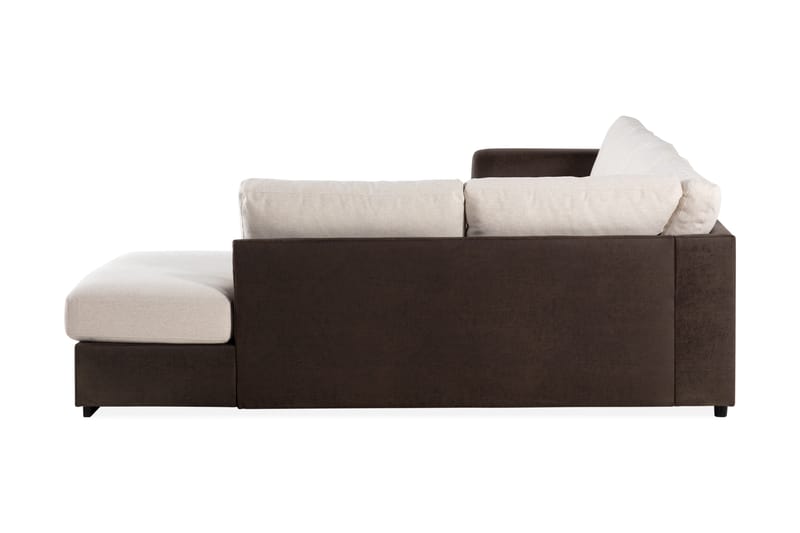 Cuba U-Sofa Divan Venstre - Beige/Brun - Møbler - Sofaer - U-sofa