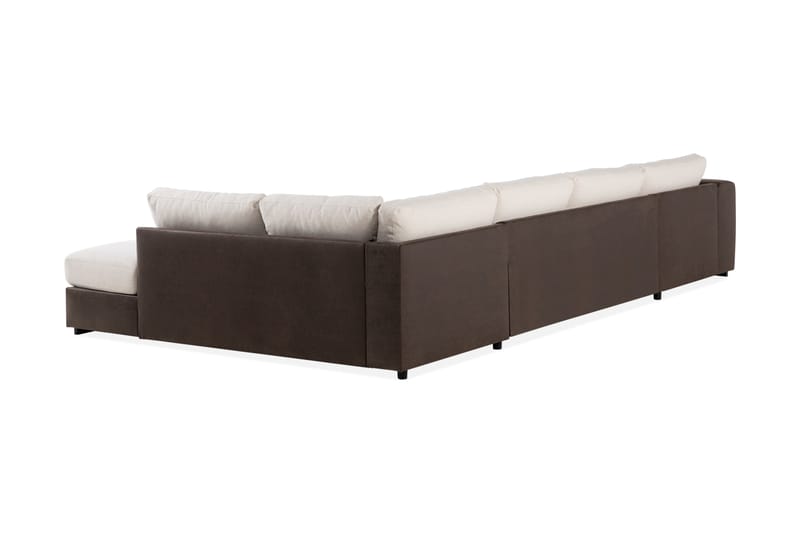 Cuba U-Sofa Divan Venstre - Beige/Brun - Møbler - Sofaer - U-sofa