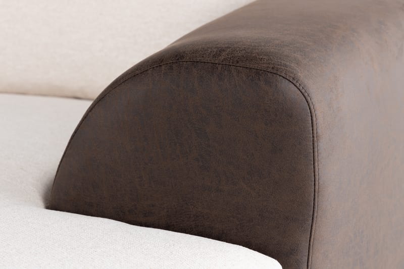 Cuba U-Sofa Divan Venstre - Beige/Brun - Møbler - Sofaer - U-sofa