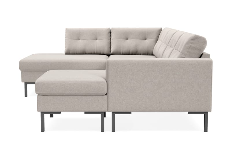 Frillestad 4-seters U-sofa Divan Høyre - Beige - Møbler - Sofaer - U-sofa