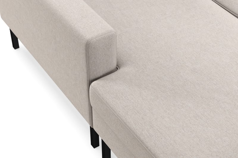 Frillestad 4-seters U-sofa Divan Venstre - Beige - U-sofa