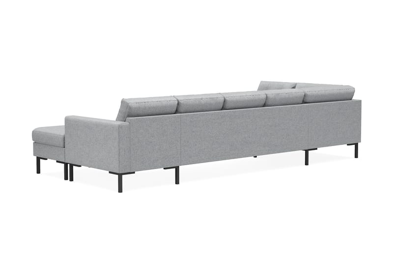 Frillestad 5-seters U-sofa Divan Høyre - Grå - Møbler - Sofaer - U-sofa