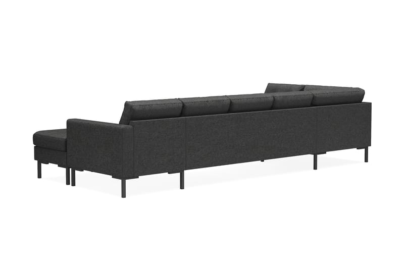 Frillestad 5-seters U-sofa Divan Høyre - Mørkegrå - Møbler - Sofaer - U-sofa