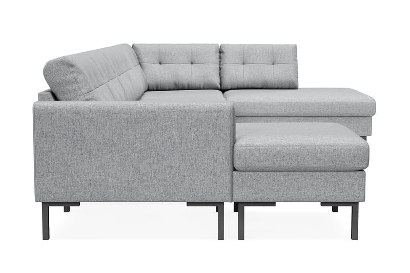 Frillestad 5-seters U-sofa Divan Venstre - Grå - Møbler - Sofaer - U-sofa