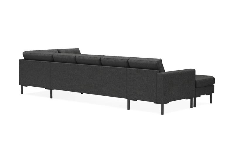 Frillestad 5-seters U-sofa Divan Venstre - Mørkegrå - Møbler - Sofaer - U-sofa