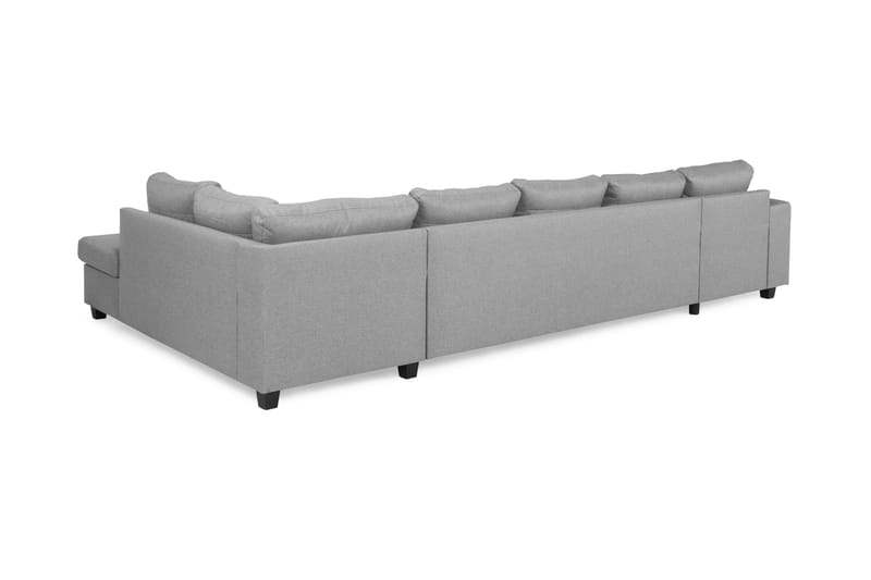 Houston U-sofa Large med Divan Venstre - Grå - Møbler - Sofaer - U-sofa