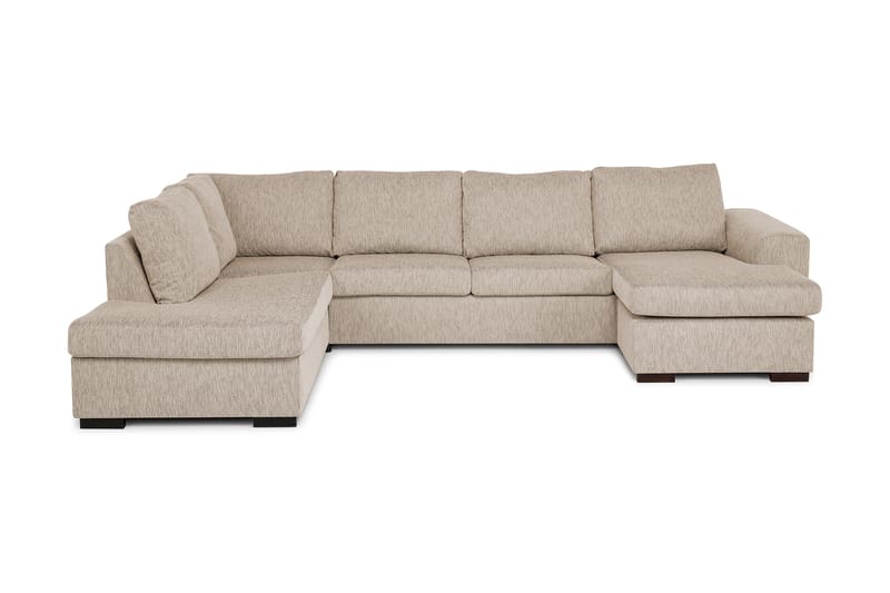 Link U-sofa Large med Divan Høyre - Beige - Møbler - Sofaer - U-sofa