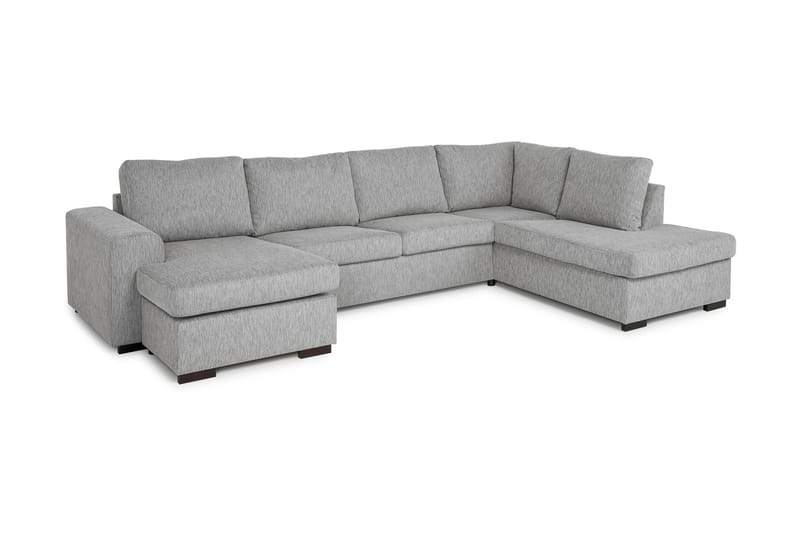 Link U-sofa Large med Divan Venstre - Lysegrå - Møbler - Sofaer - U-sofa