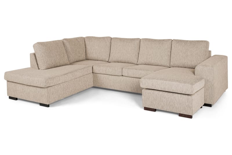 Link U-sofa med Divan Høyre - Beige - U-sofa