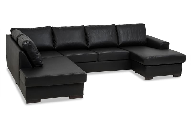 Link U-sofa XL med Divan Høyre - Svart - Møbler - Sofaer - U-sofa