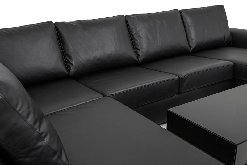 Link U-sofa XL med Divan Høyre - Svart - Møbler - Sofaer - U-sofa