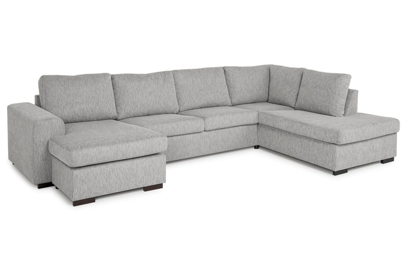 Link U-sofa XL med Divan Venstre - Lysegrå - Møbler - Sofaer - U-sofa