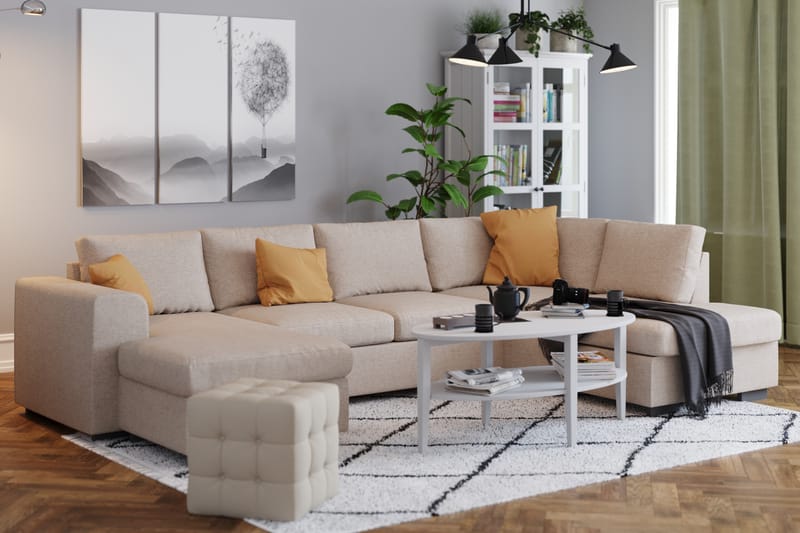 Link U-sofa XL med Divan Venstre - Møbler - Sofaer - U-sofa