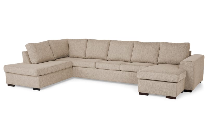 Link U-sofa XXL med Divan Høyre - Beige - Møbler - Sofaer - U-sofa