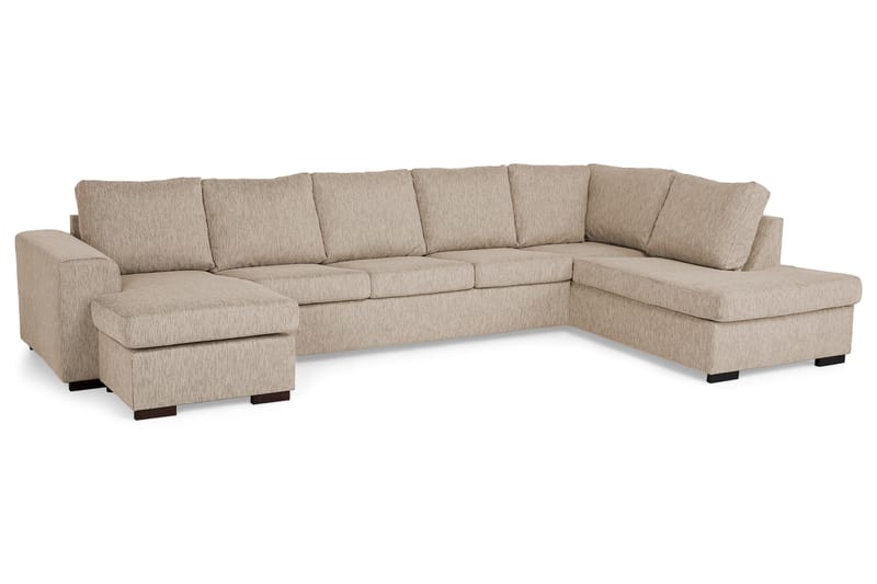 Link U-sofa XXL med Divan Venstre - Beige - Møbler - Sofaer - U-sofa