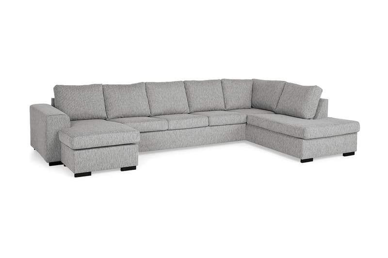 Link U-sofa XXL med Divan Venstre - Lysegrå - Møbler - Sofaer - U-sofa