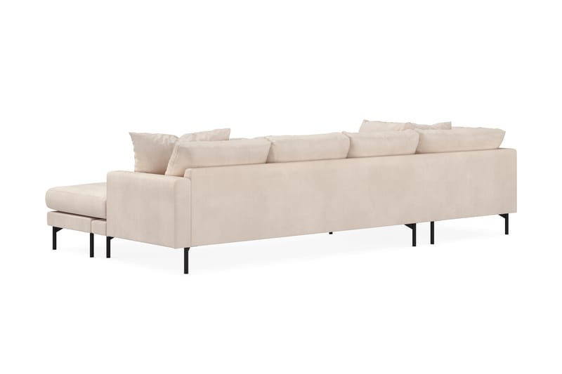 Menard 5-seters Stor U Sofa Manchester Sjeselong Venstre Divan Høyre - Lys Beige - Møbler - Sofaer - U-sofa