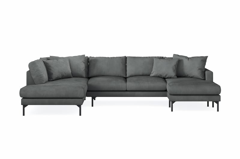 Menard 5-seters U-Sofa - Grå - Møbler - Sofaer - U-sofa