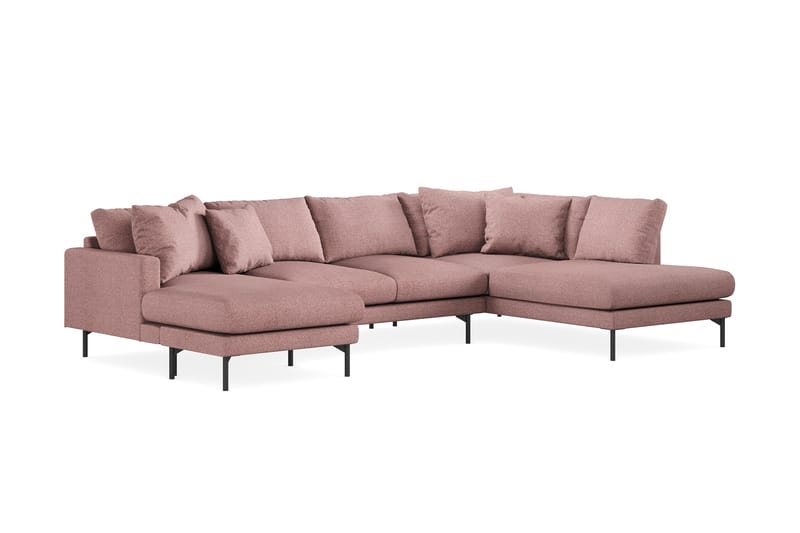 Menard 5-seters U-Sofa - Lilla - Møbler - Sofaer - U-sofa